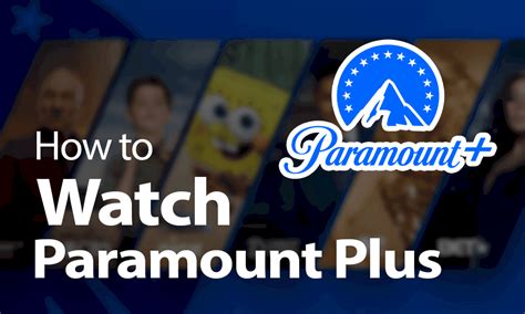 how to watch paramount plus.